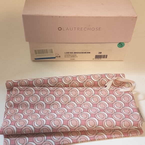 NIB L'autrechose Platform slides, leather, sz 38, 7 (US) - Picture 9 of 11